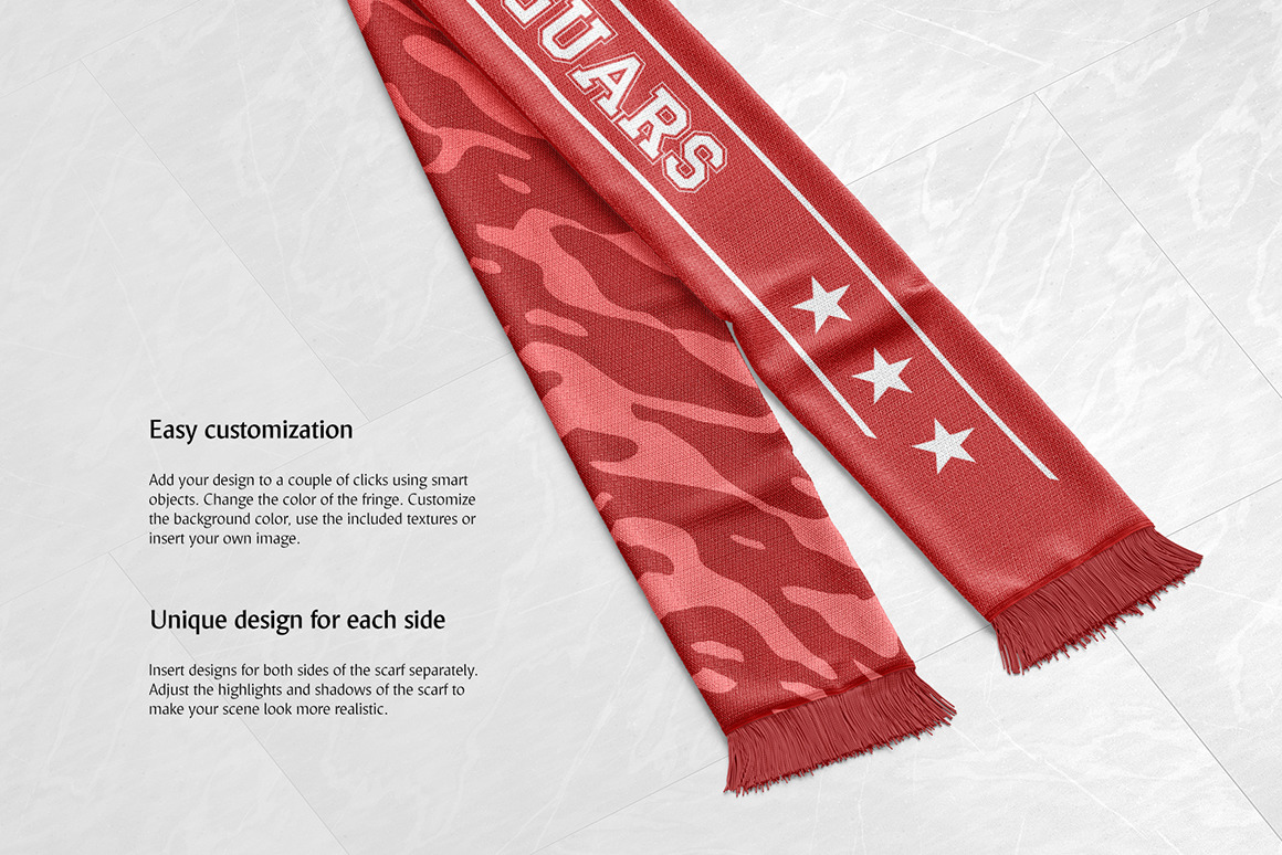 Scarf Mockup Scarf Mockup