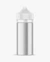 Metallic E-Liquid Bottle Mockup