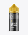 Metallic E-Liquid Bottle Mockup