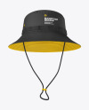 Bucket Hat with Wide Brim Mockup