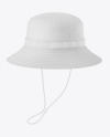 Bucket Hat with Wide Brim Mockup