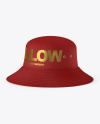 Bucket Hat with Wide Brim Mockup