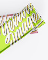 Two Mate Metallic Snack Bars Mockup