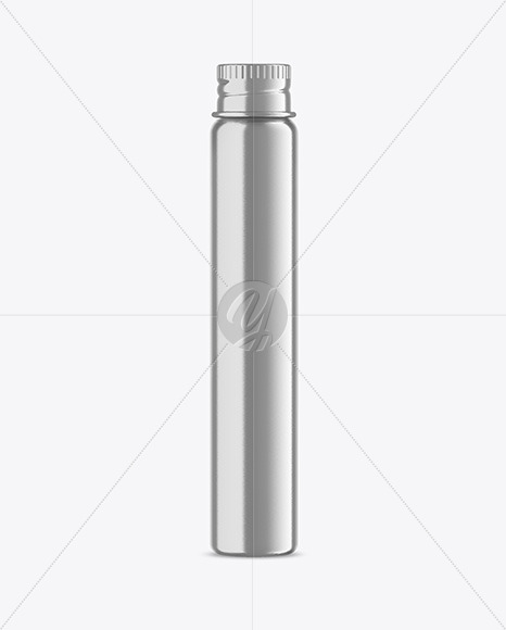 Metallic Cosmetic Bottle Mockup