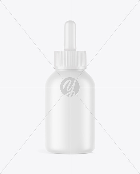 Matte Plastic Dropper Bottle Mockup Matte Plastic Dropper Bottle Mockup