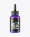 Matte Plastic Dropper Bottle Mockup Matte Plastic Dropper Bottle Mockup