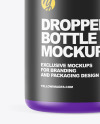 Matte Plastic Dropper Bottle Mockup Matte Plastic Dropper Bottle Mockup