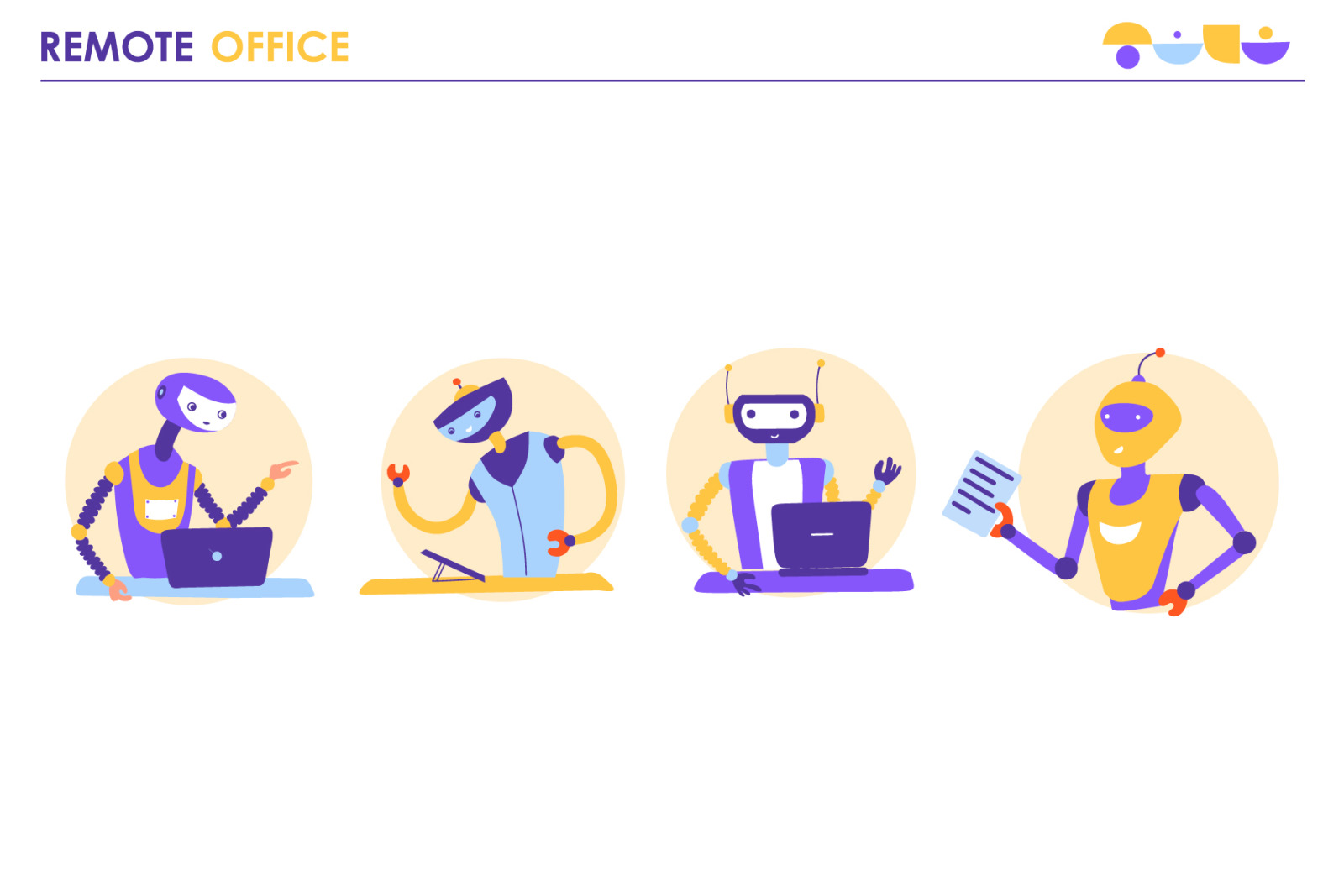 Remote Office - illustration Remote Office - illustration
