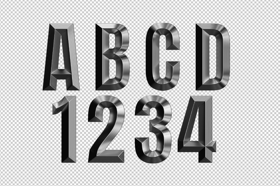 Metal Shine Font