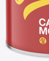 Tin Can with Glossy Finish Mockup