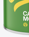 Tin Can with Matte Finish Mockup