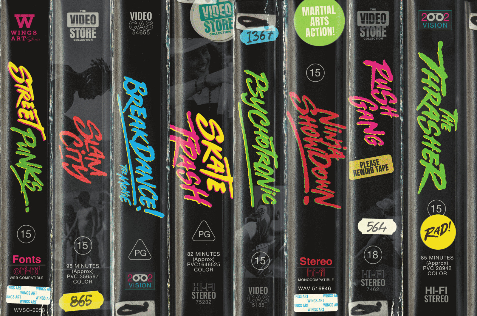 Street Punks: Graffiti Inspired Marker Pen and Paint Brush Font