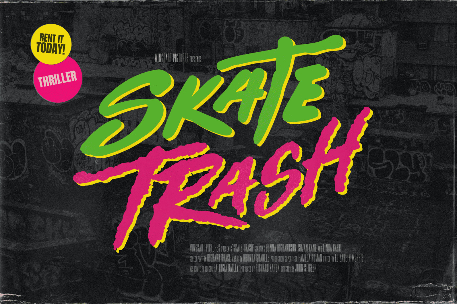 Street Punks: Graffiti Inspired Marker Pen and Paint Brush Font