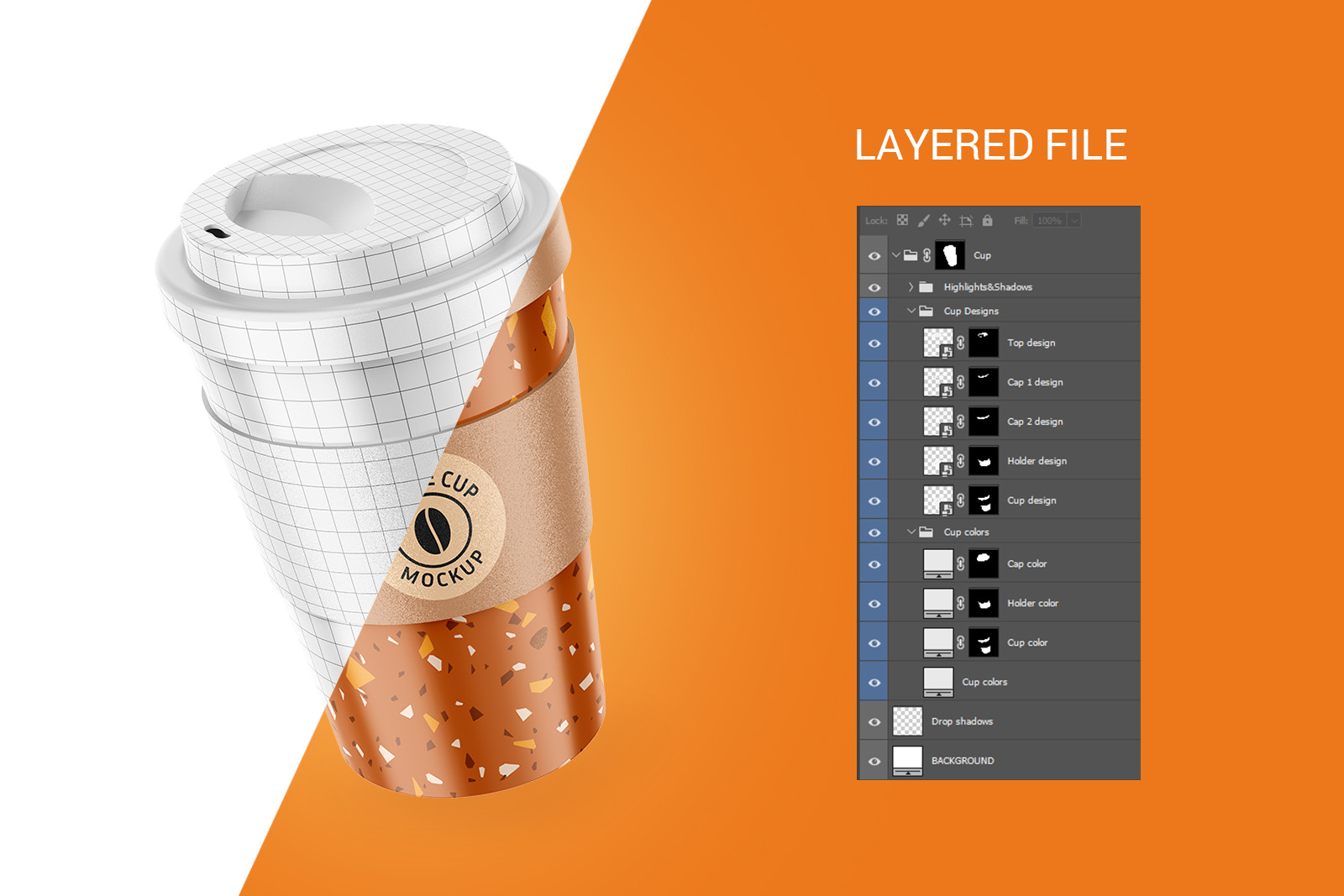 Reusable Coffee Cup Mockup