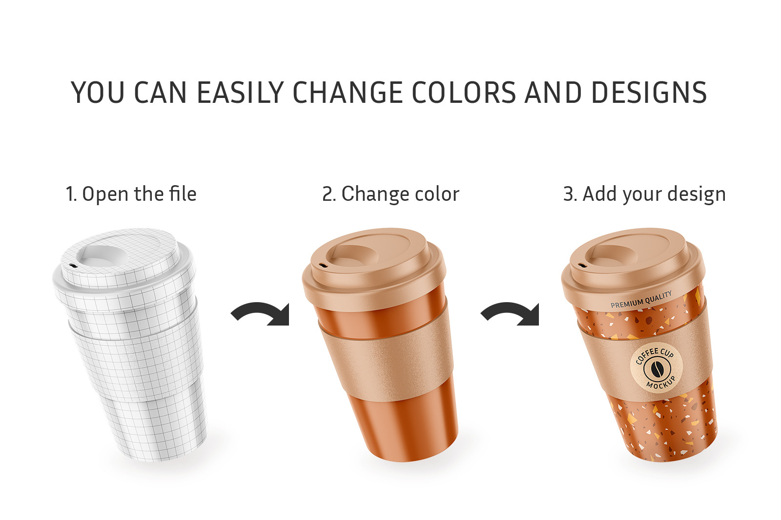 Reusable Coffee Cup Mockup Reusable Coffee Cup Mockup