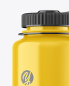 Glossy Sport Bottle Mockup