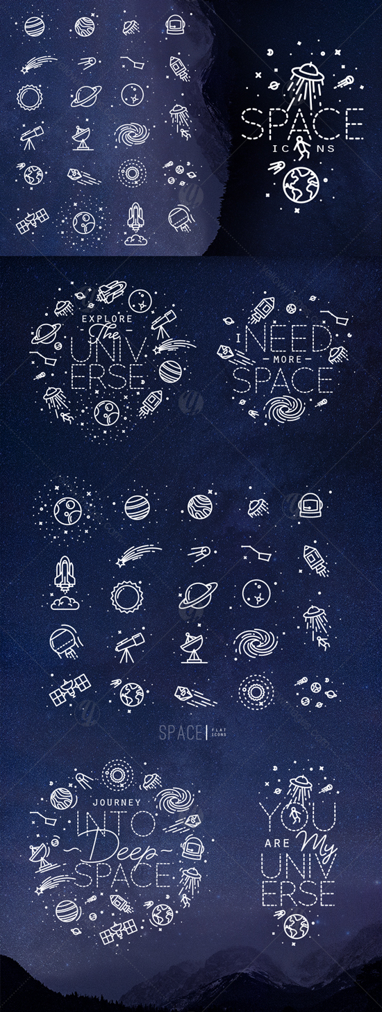 Space Icons Space Icons