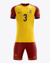 Men’s Full Soccer Team Kit mockup (Front View)