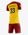 Men’s Full Soccer Team Kit mockup (Hero Back Shot)