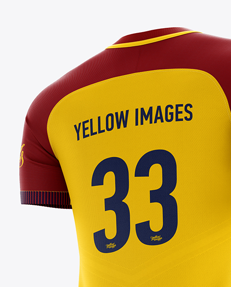 Men’s Full Soccer Team Kit mockup (Hero Back Shot)