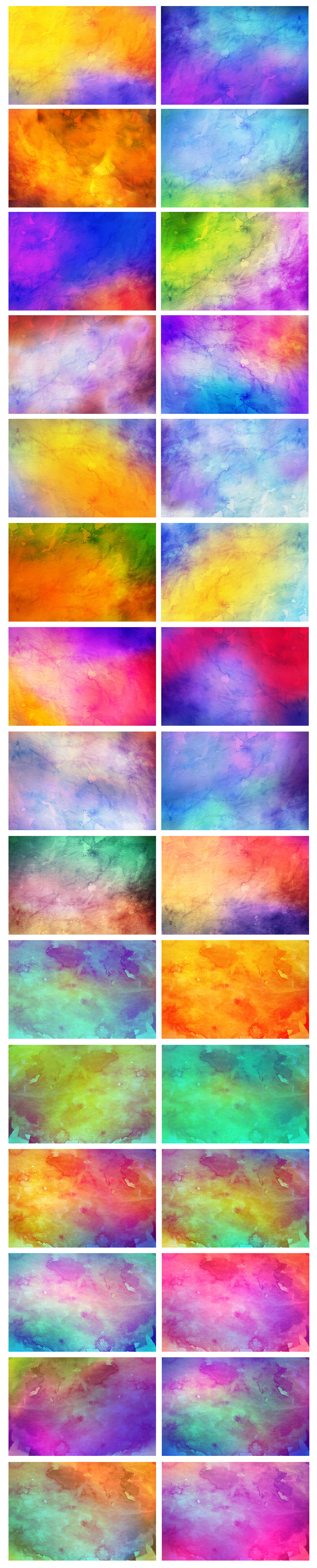 52 Watercolor Backgrounds