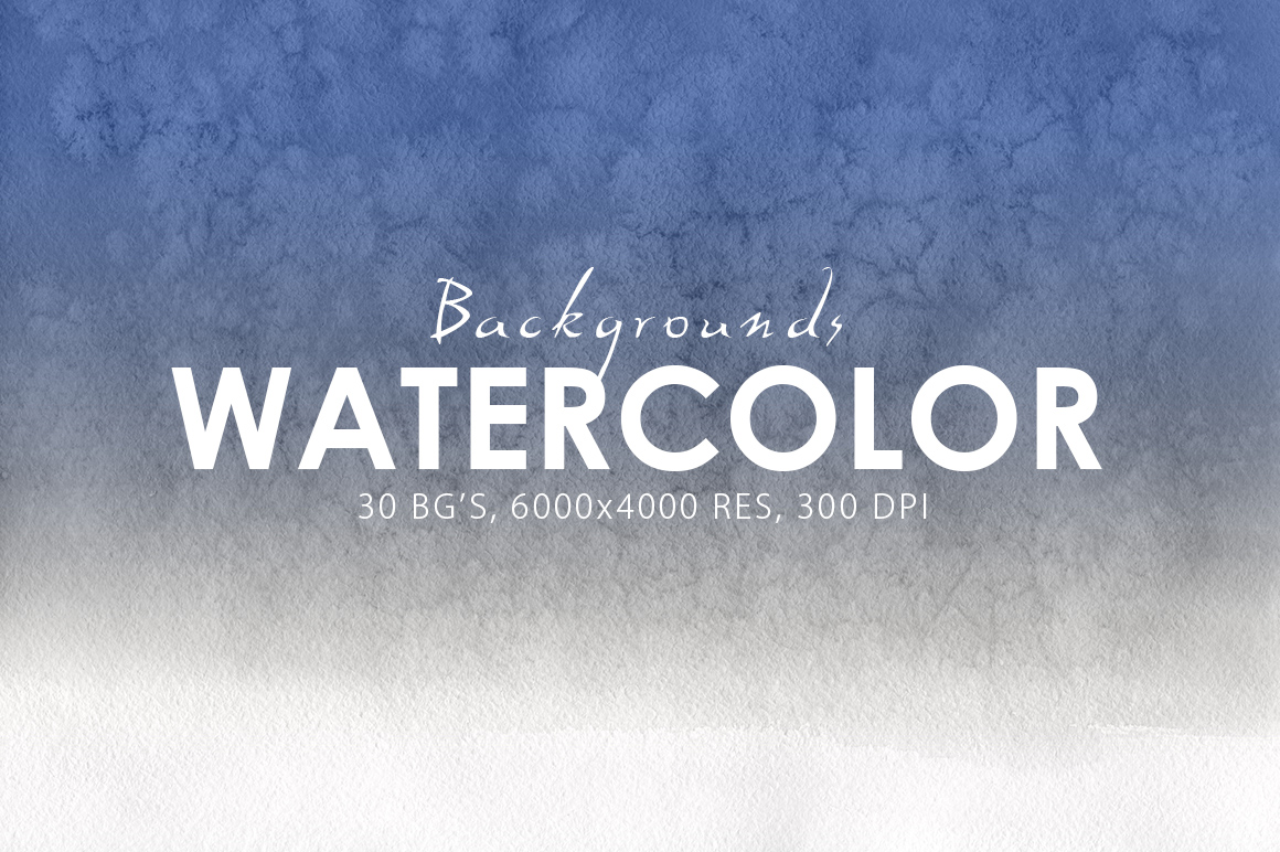 30 Watercolor Gradient Backgrounds