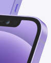 iPhone 12 Purple Mockup