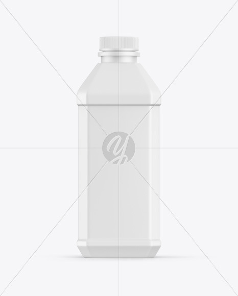 Matte Plastic Bottle Mockup