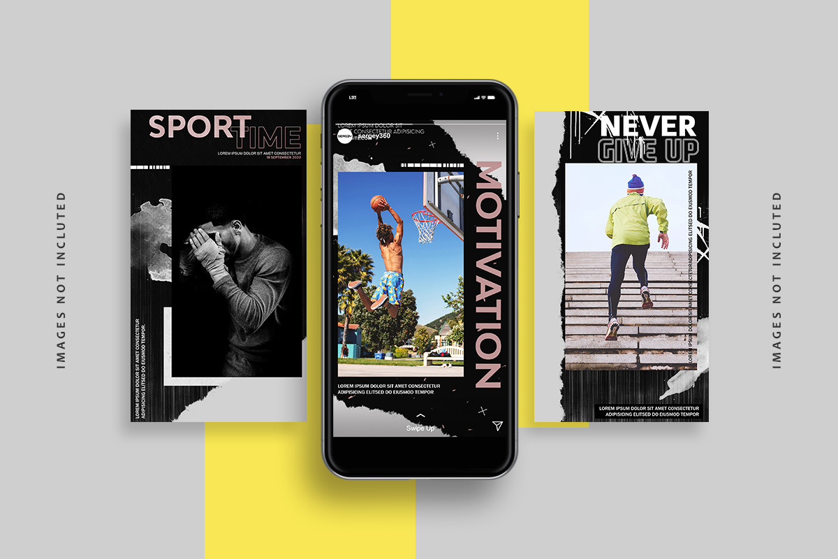 7 sports instagram stories template