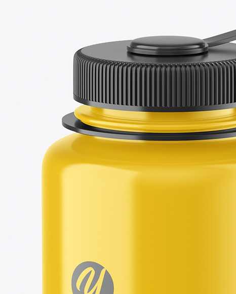 Glossy Sport Bottle Mockup