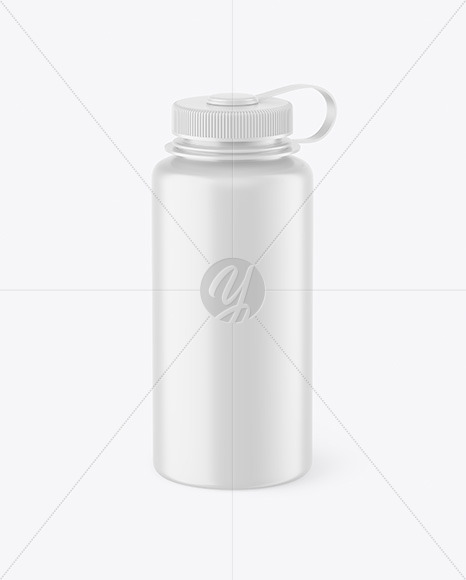 Matte Sport Bottle Mockup