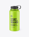 Matte Sport Bottle Mockup