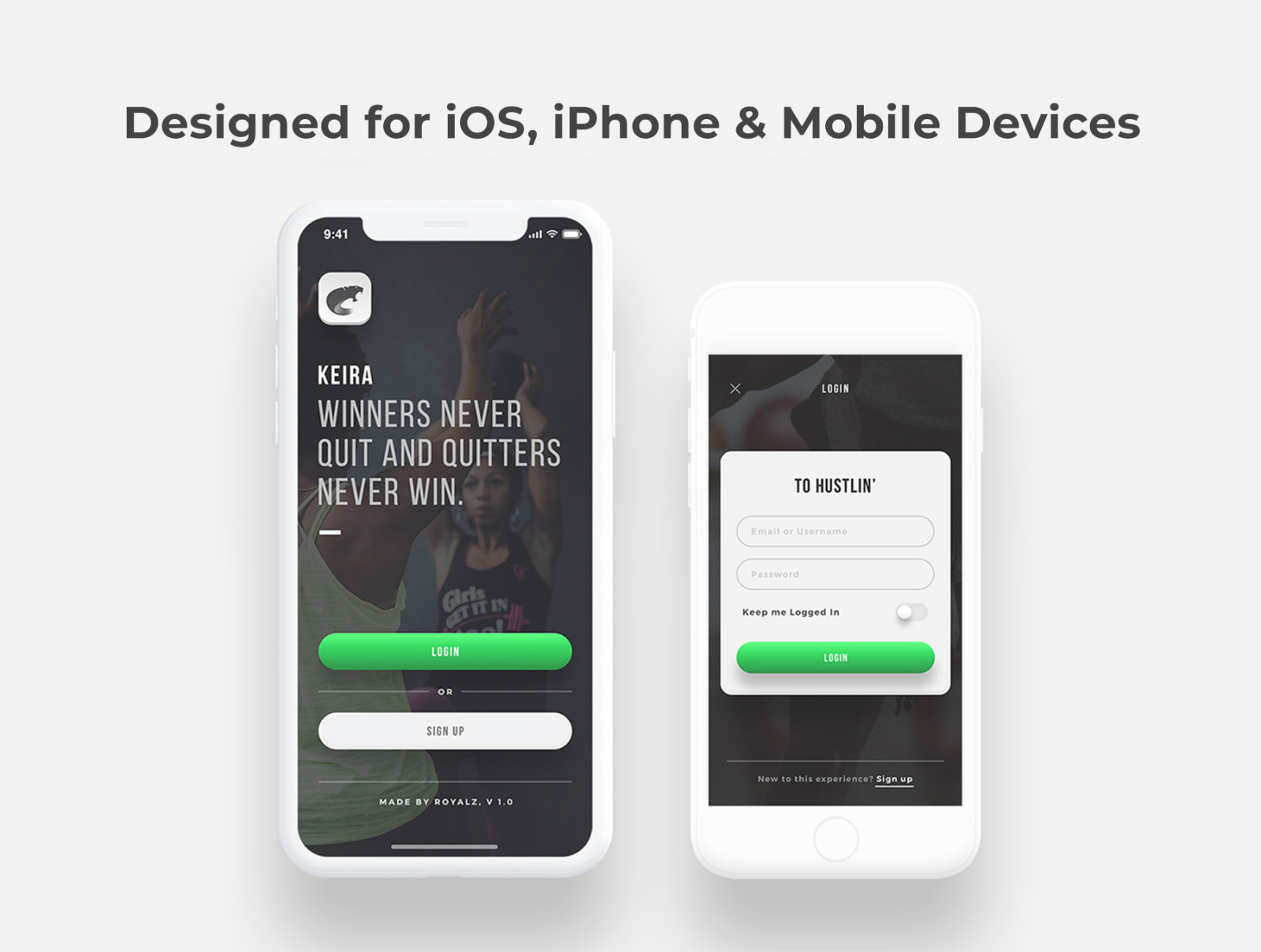 Keira - Fitness & Health App UI Kit Keira - Fitness & Health App UI Kit