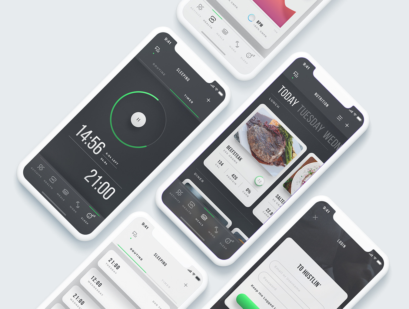 Keira - Fitness &amp; Health App UI Kit