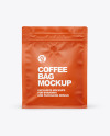 Matte Coffee Bag Mockup