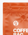 Matte Coffee Bag Mockup