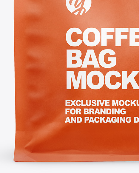 Matte Coffee Bag Mockup