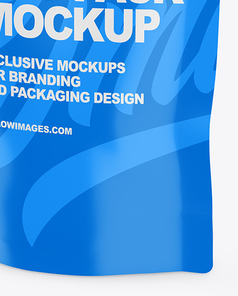 Matte Doy-Pack Mockup Matte Doy-Pack Mockup