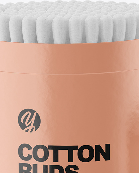 Tube with Cotton Buds Mockup