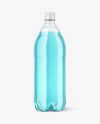 Clear Plastic Drink Bottle Mockup