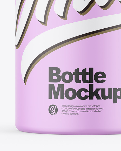 Matte Bottle Mockup