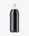 Clear Plastic Bottle with Dark Drink Mockup