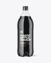 Clear Plastic Bottle with Dark Drink Mockup