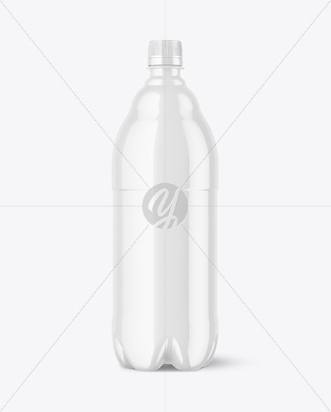 Glossy Plastic Bottle Mockup