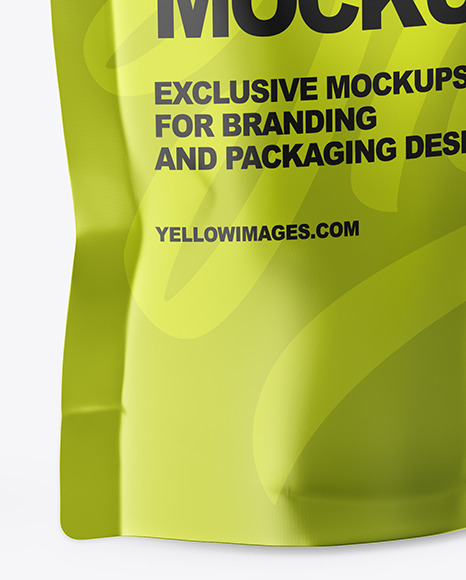 Metallic Doy-Pack Mockup