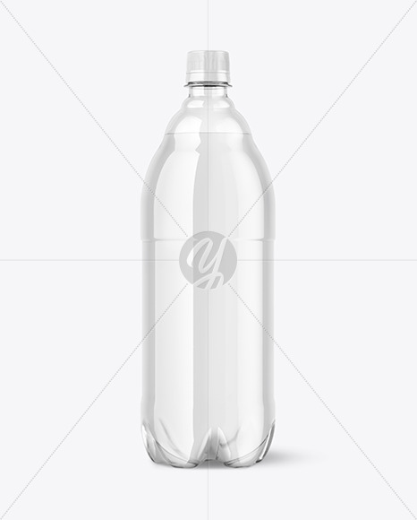 Clear Plastic Water Bottle Mockup