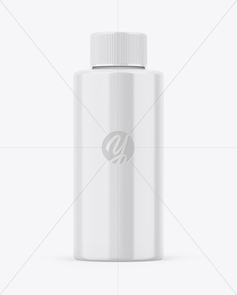 Glossy Bottle Mockup