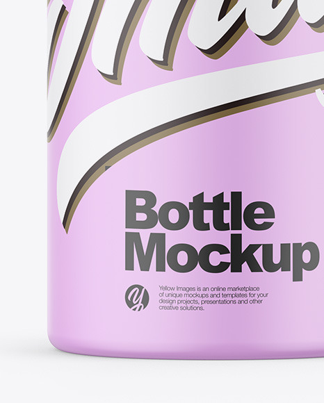 Matte Bottle Mockup