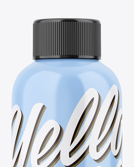 Glossy Bottle Mockup