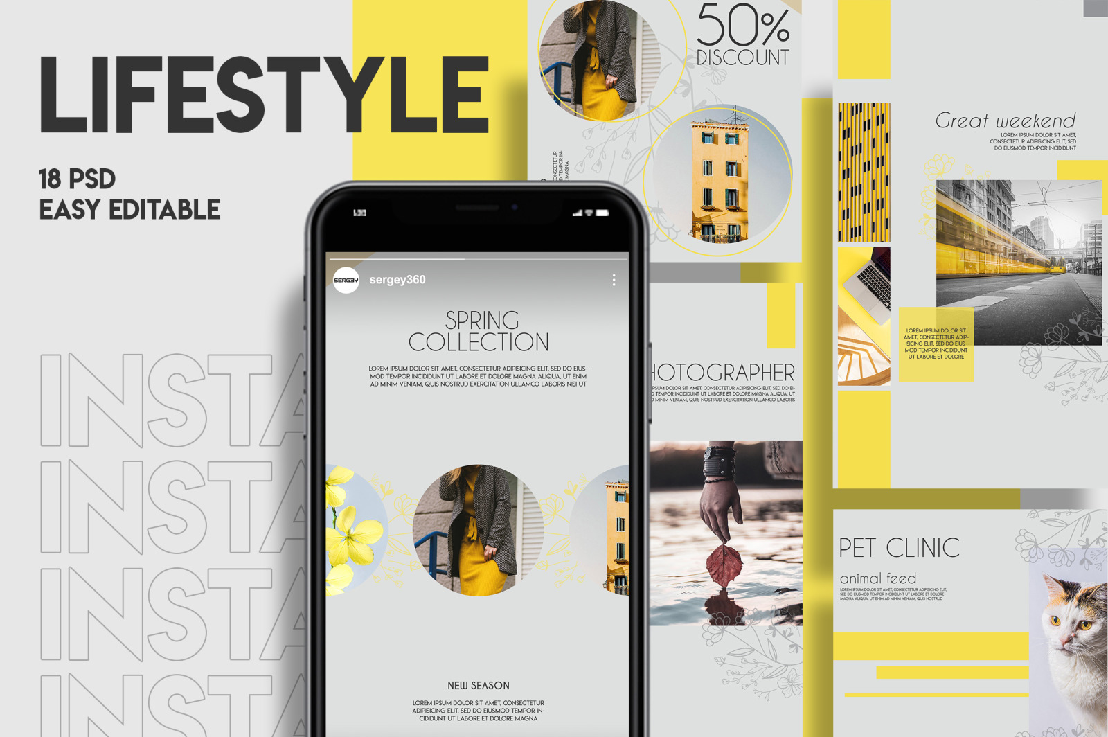 LIFESTYLE Instagram Template LIFESTYLE Instagram Template